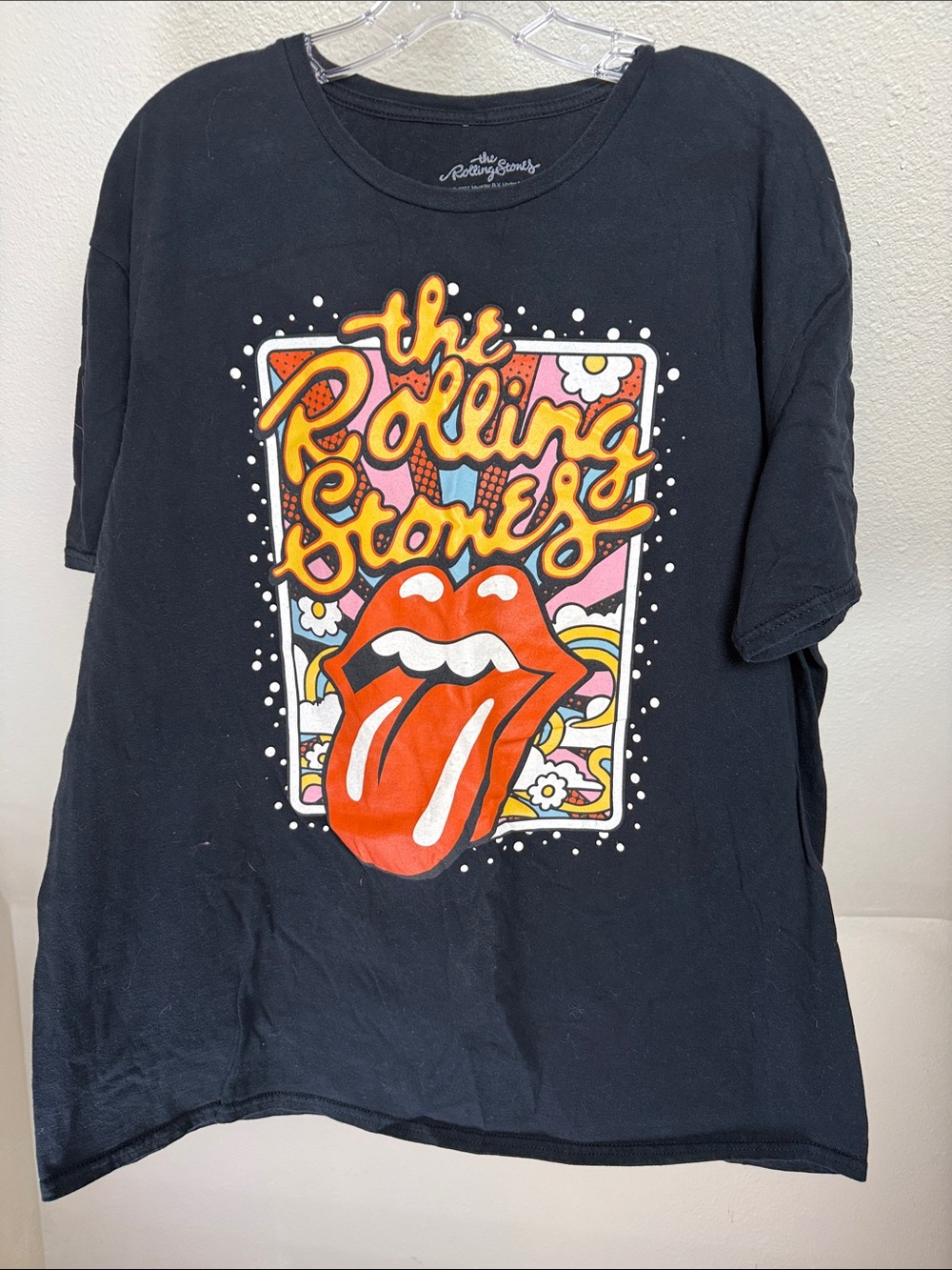 THE ROLLING STONES Psychedelic Graphic Tee XL (46/48)